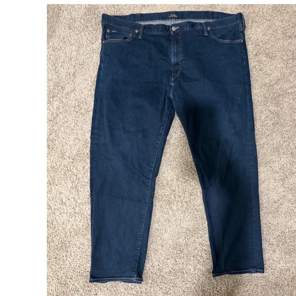 Polo Ralph Lauren Varick Slim Straight Jeans Dark Wash Indigo 46x30